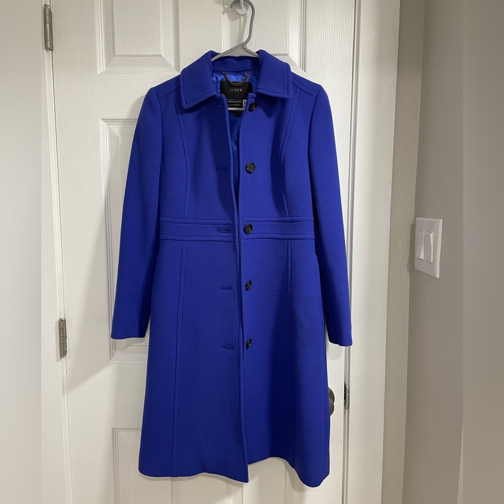 Jcrew double cloth women’s wool coat